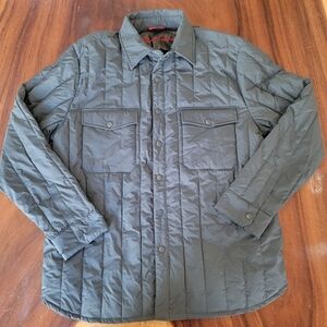 $348 ROBERT GRAHAM QUILTED PUFFER BLUE FIELD JACKET / MEN’S LARGE / NWT